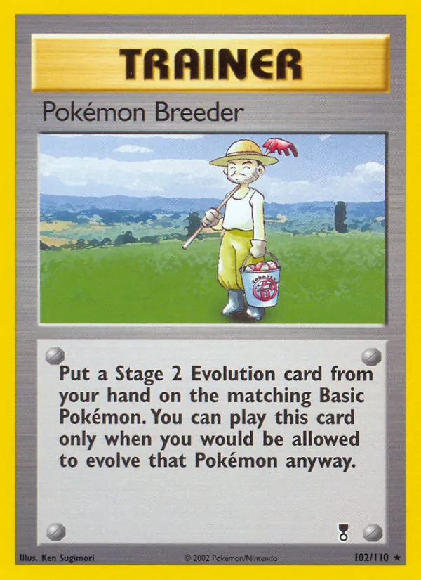 Pokémon Breeder card image
