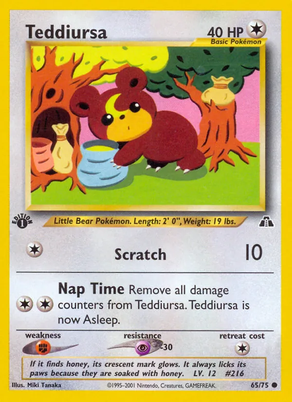 Teddiursa card image