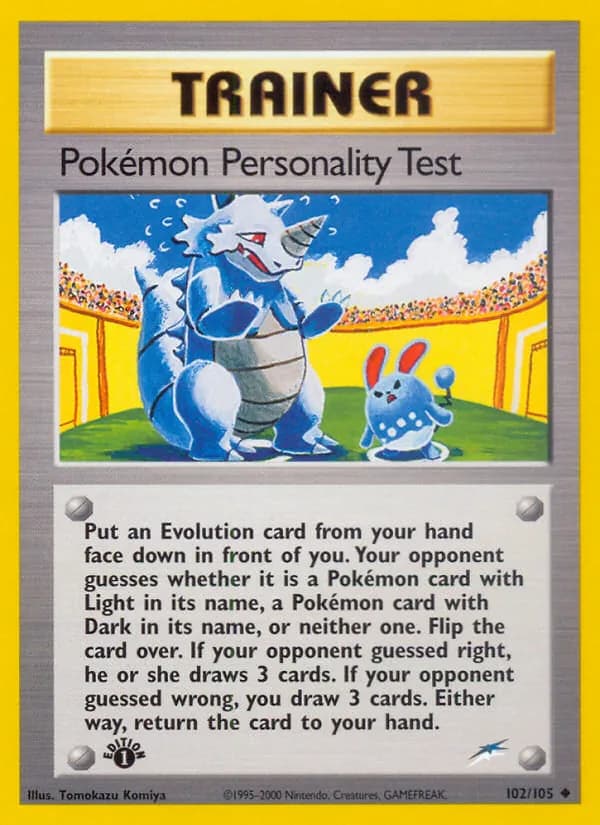 Pokémon Personality Test card image