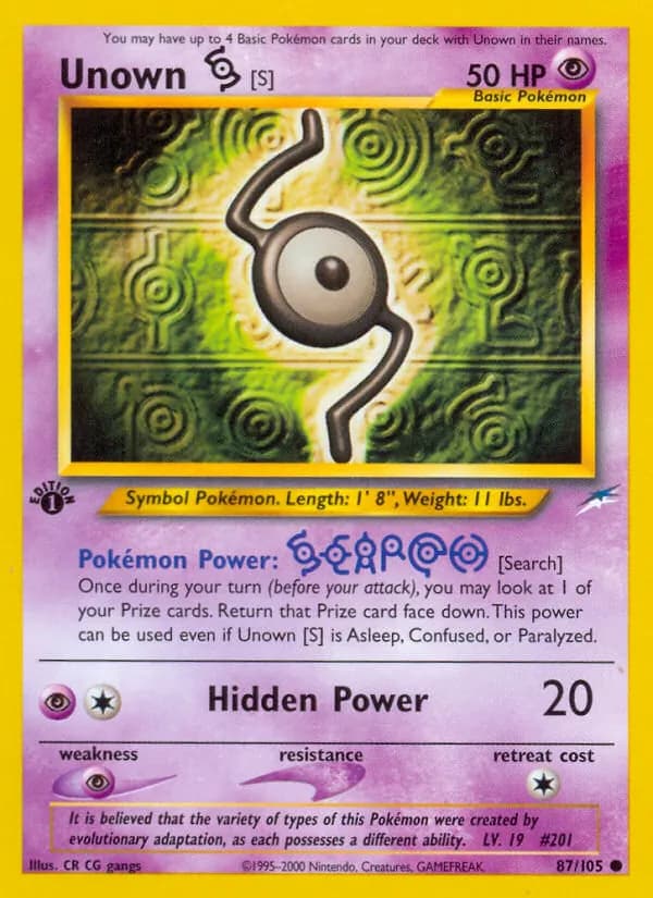 Unown [S] card image