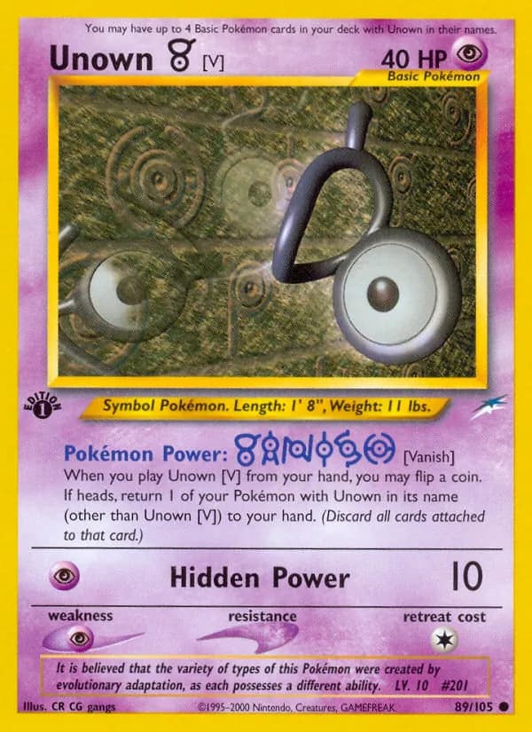 Unown [V] card image