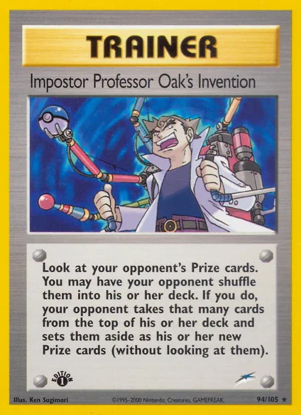 Impostor Professor Oak's Invention card image