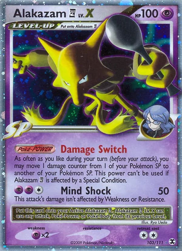 Alakazam E4 LV.X card image