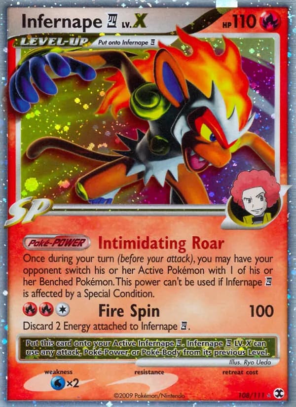 Infernape E4 LV.X card image