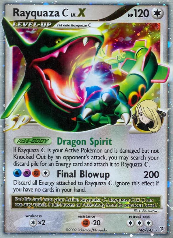 Rayquaza C LV.X card image