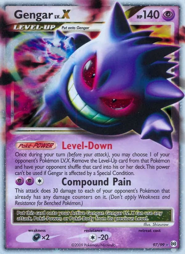 Gengar LV.X card image