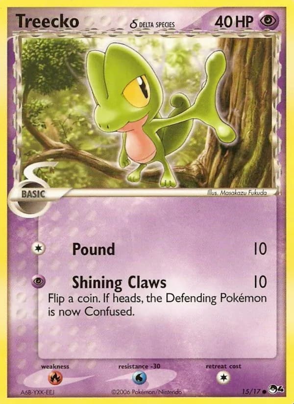 Treecko δ card image