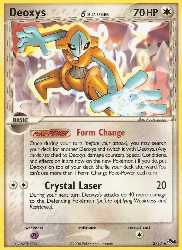 Deoxys δ card image