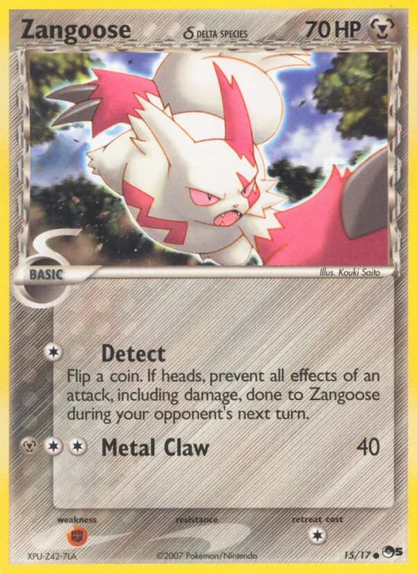 Zangoose δ card image