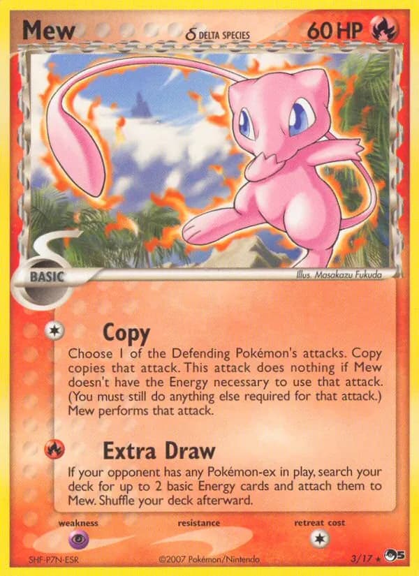 Mew δ card image