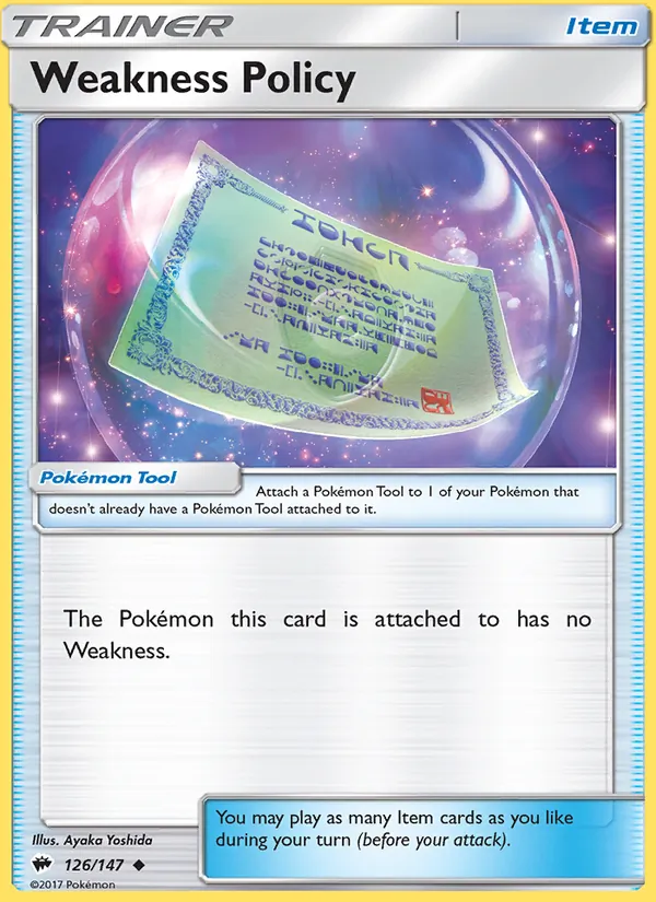 Weakness Policy card image