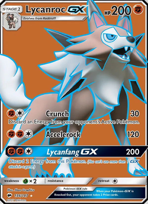 Lycanroc GX card image