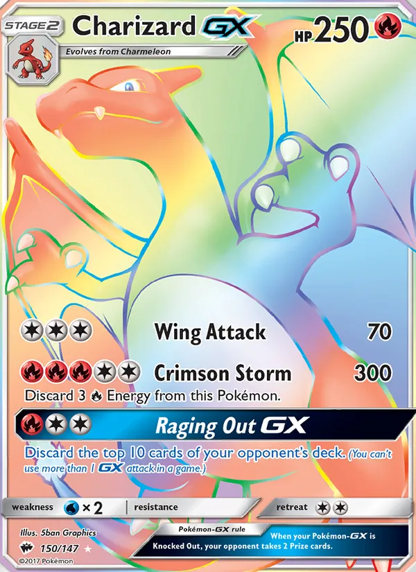 Charizard GX card image