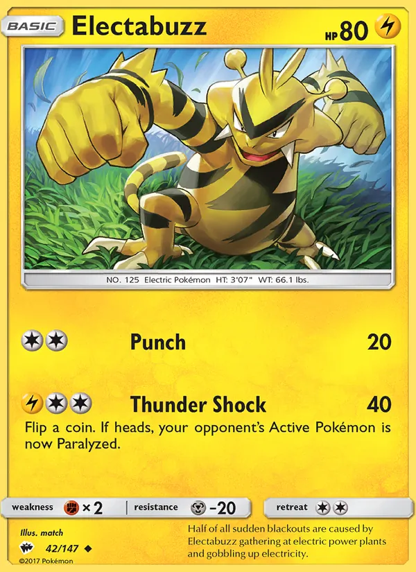 Electabuzz card image