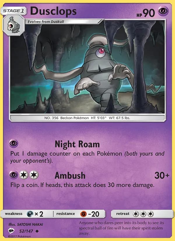 Dusclops card image