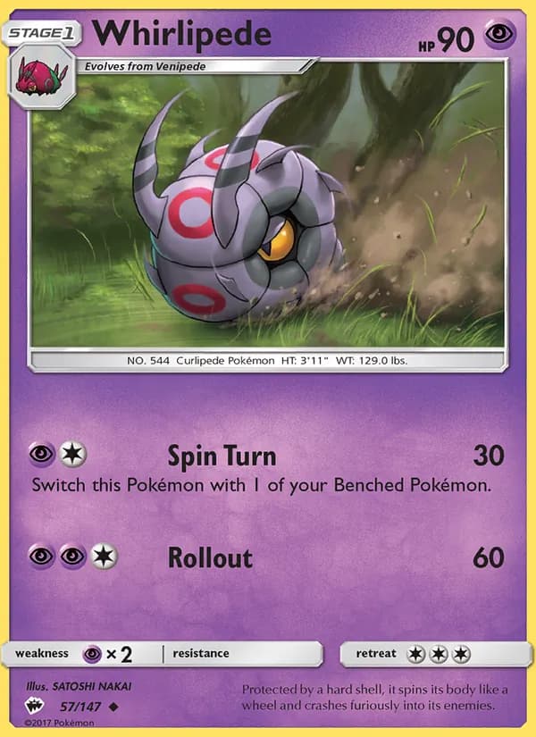 Whirlipede card image