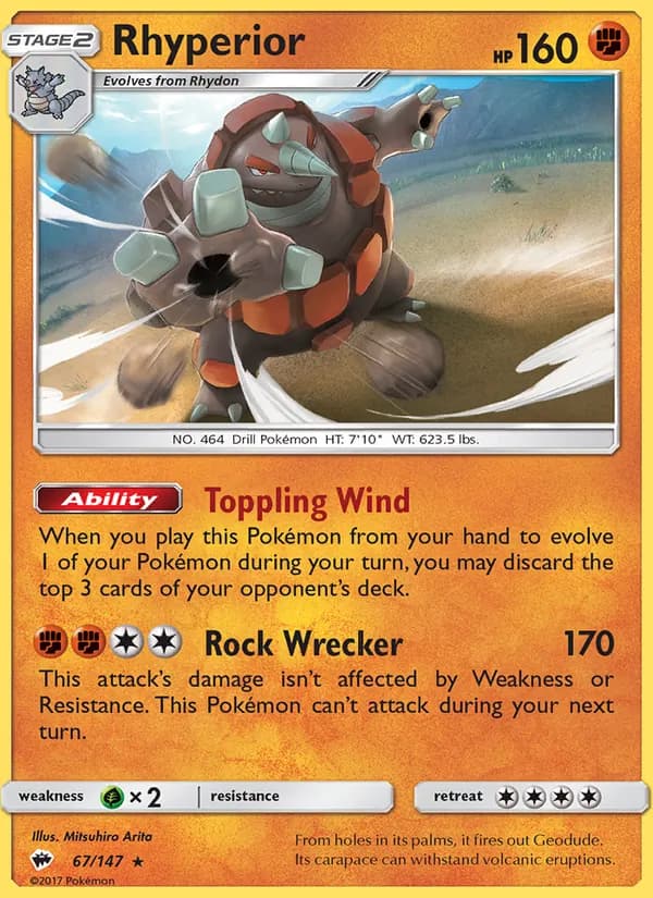 Rhyperior card image