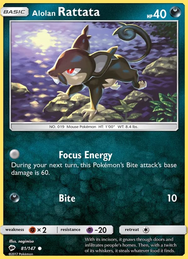Alolan Rattata card image