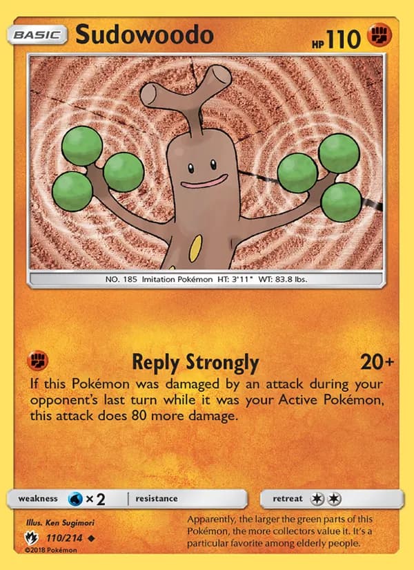 Sudowoodo card image