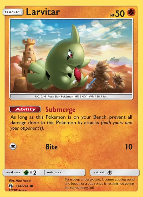Larvitar card image