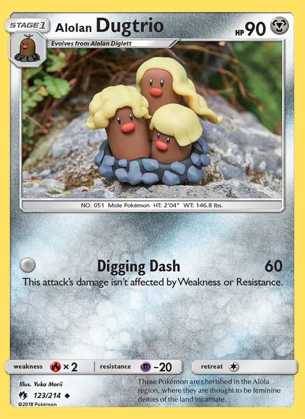 Alolan Dugtrio card image
