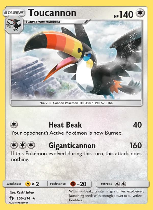 Toucannon card image