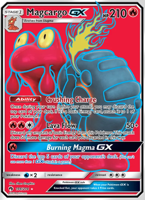 Magcargo GX card image