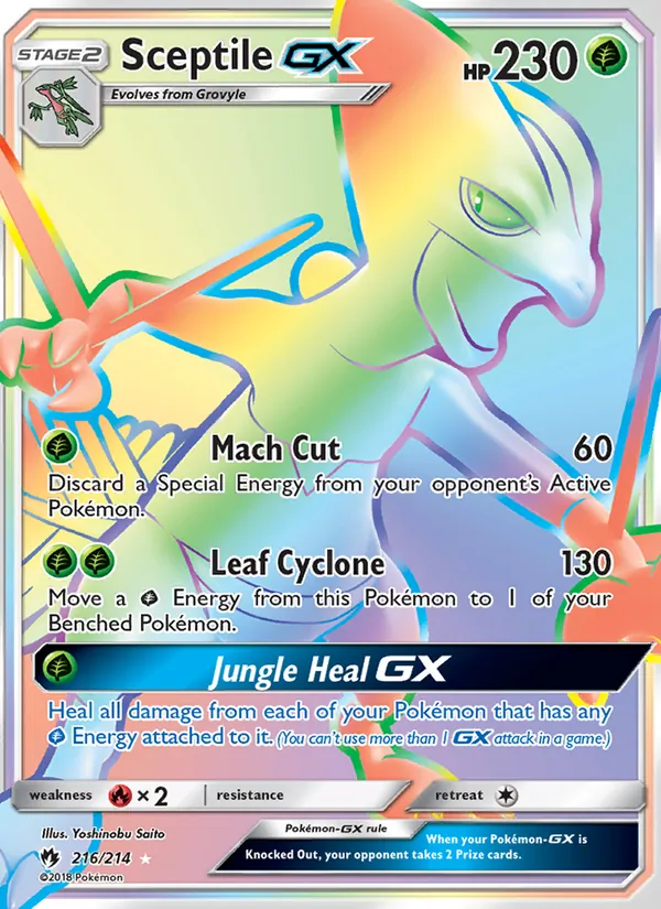 Sceptile GX card image