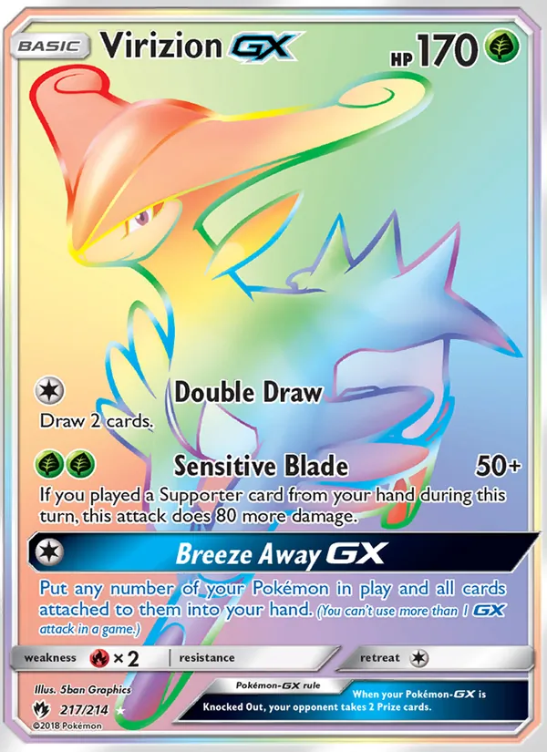 Virizion GX card image