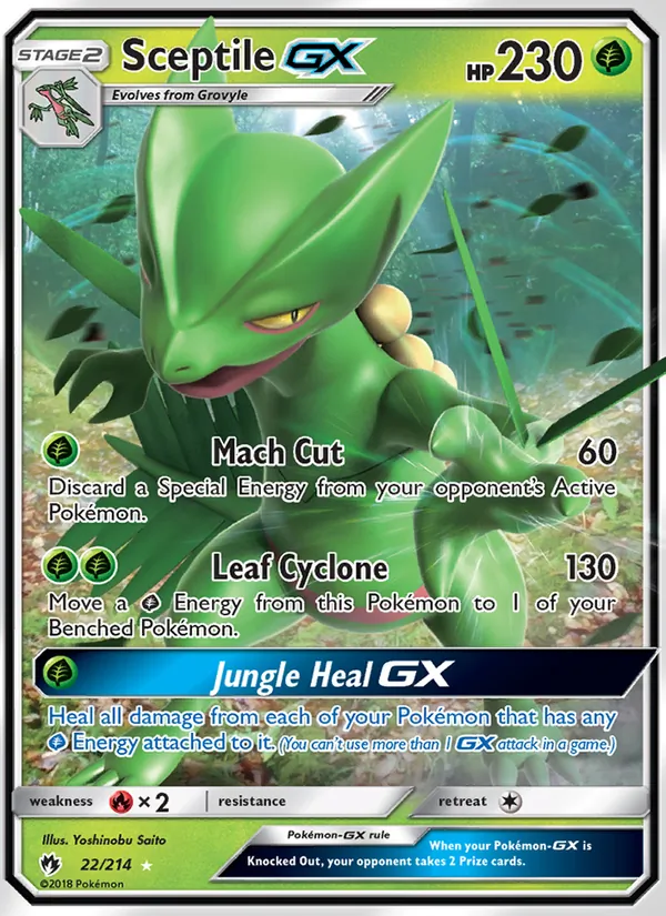 Sceptile GX card image