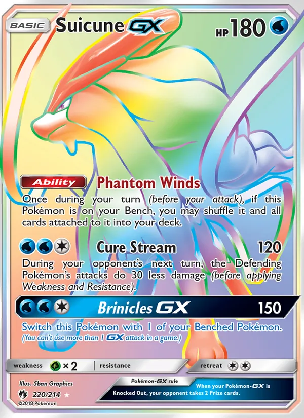 Suicune GX card image