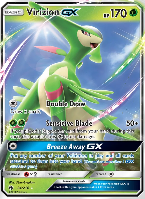 Virizion GX card image