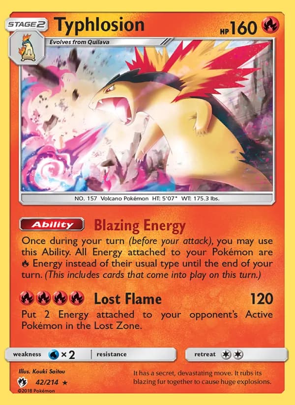 Typhlosion card image