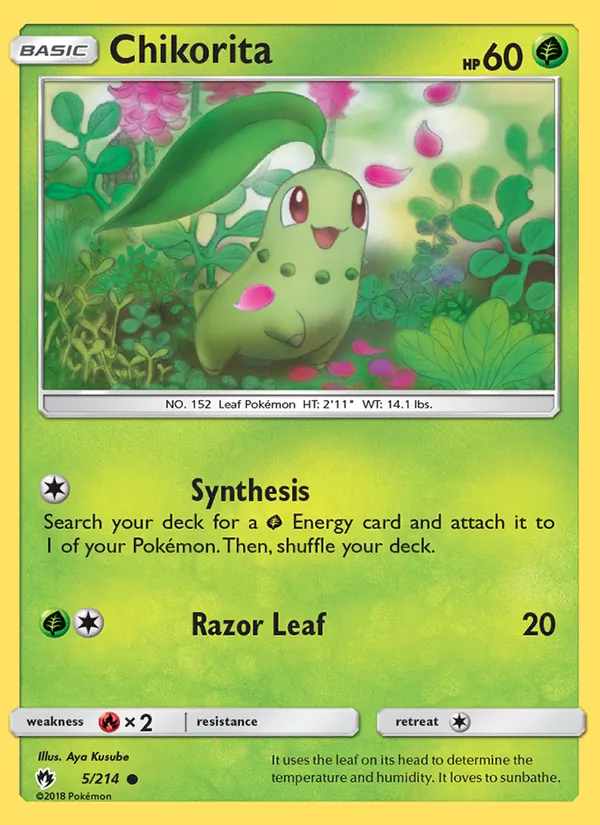 Chikorita card image