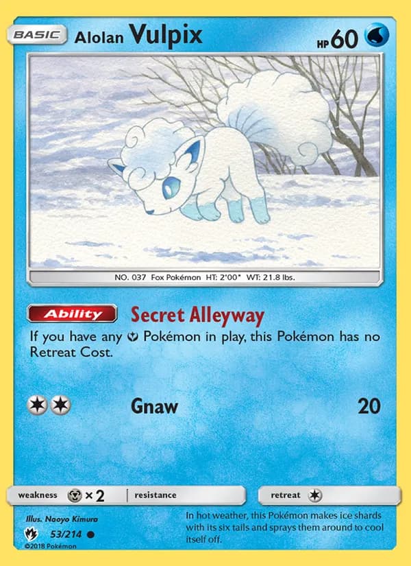 Alolan Vulpix card image