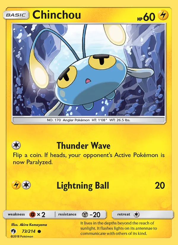 Chinchou card image