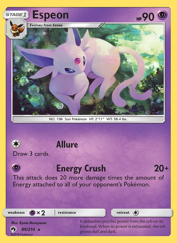 Espeon card image