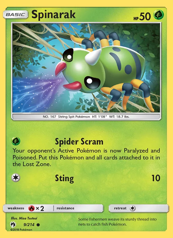 Spinarak card image