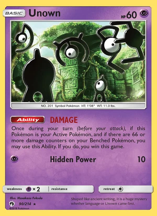 Unown card image
