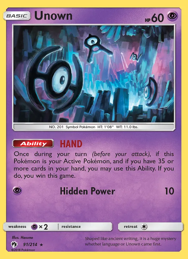Unown card image