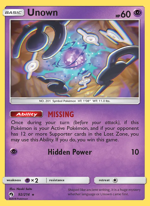 Unown card image