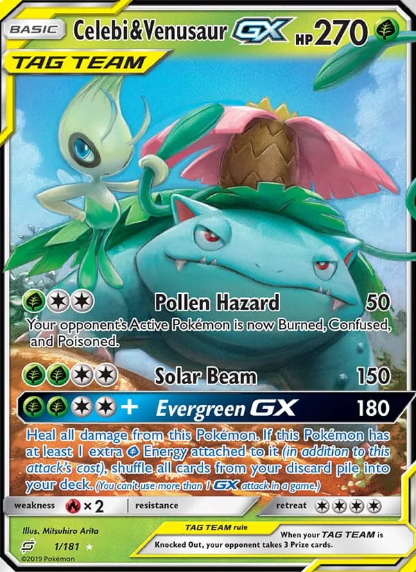 Celebi & Venusaur GX card image