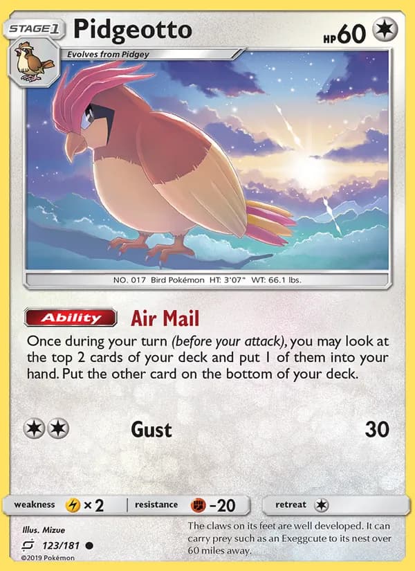 Pidgeotto card image