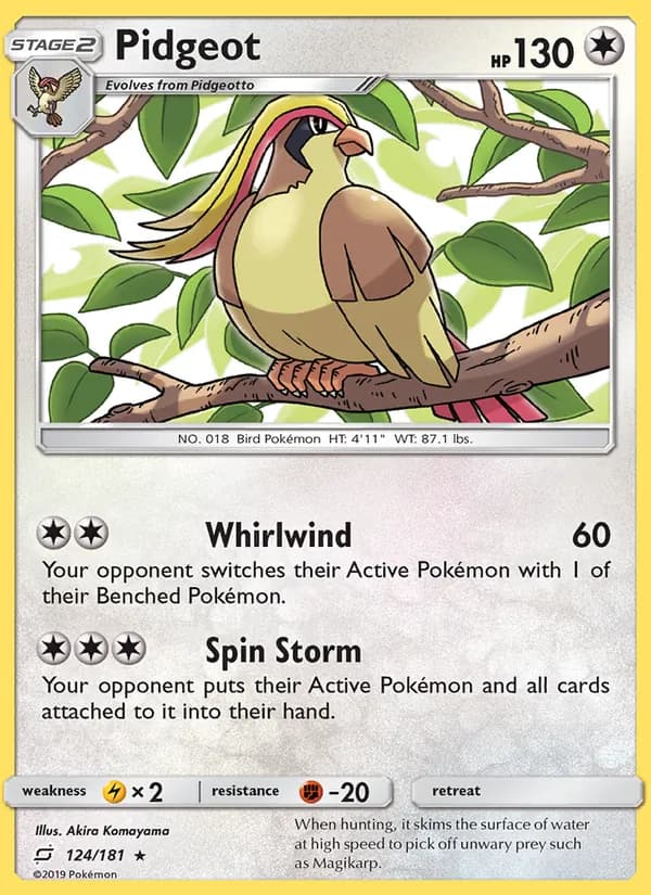 Pidgeot card image