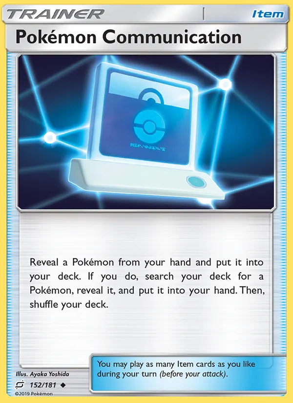 Pokémon Communication card image