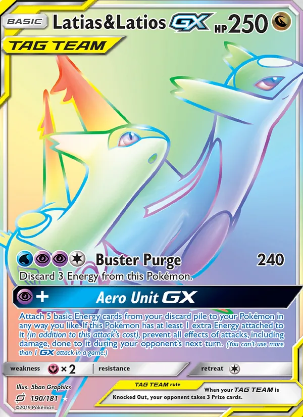 Latias & Latios GX card image