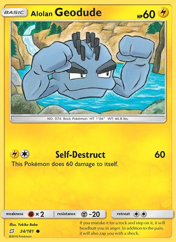 Alolan Geodude card image