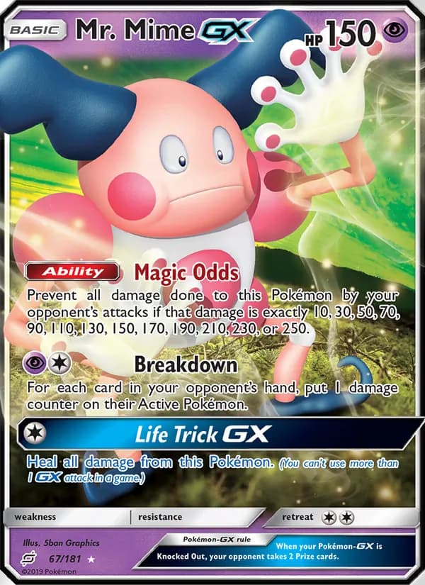 Mr. Mime GX card image