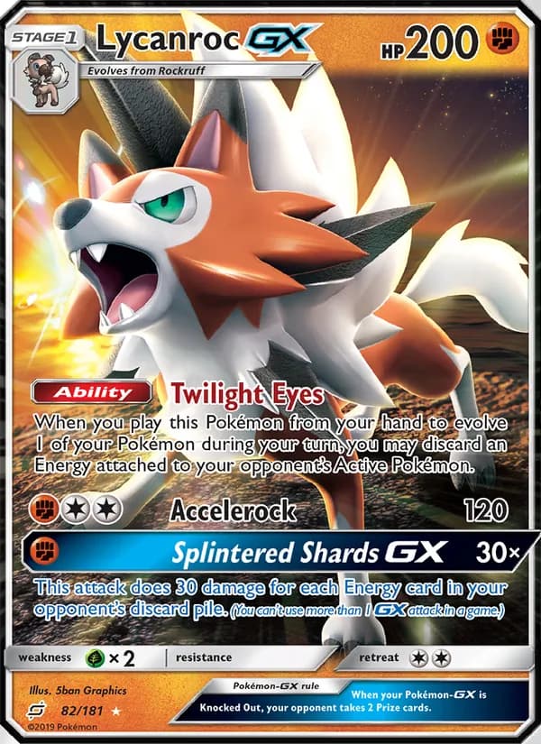 Lycanroc GX card image