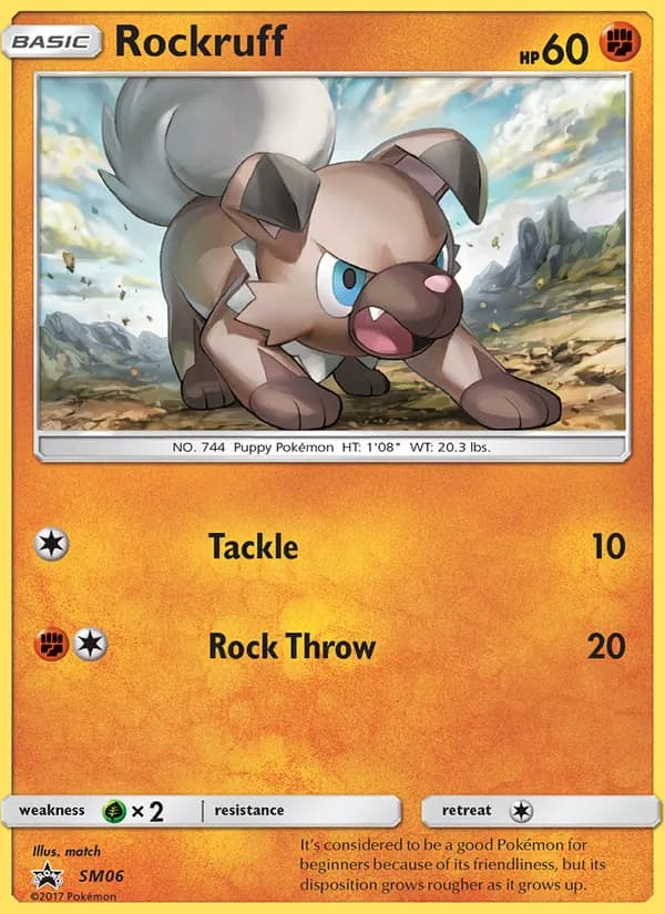Rockruff card image